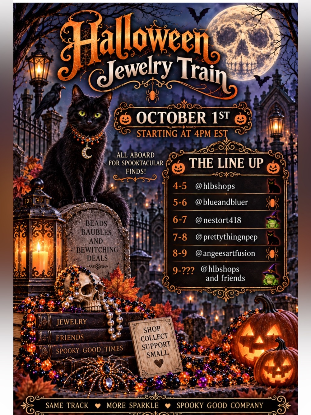 🎃Halloween Jewelry Train Coming Oct. 1st!🎃 - Picture 1 of 1